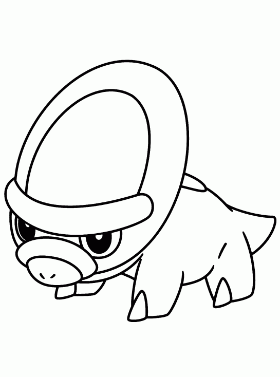 Coloriage Dinoclier Pokemon