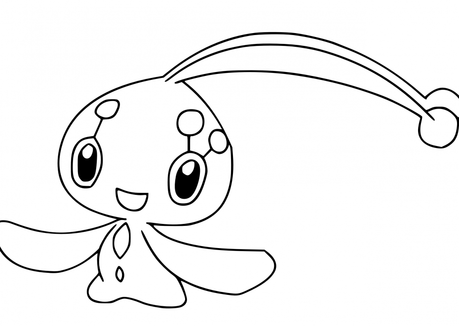 Coloriage Manaphy Pokemon