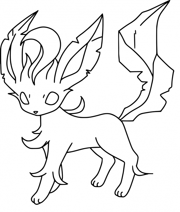 Coloriage Phyllali Pokemon