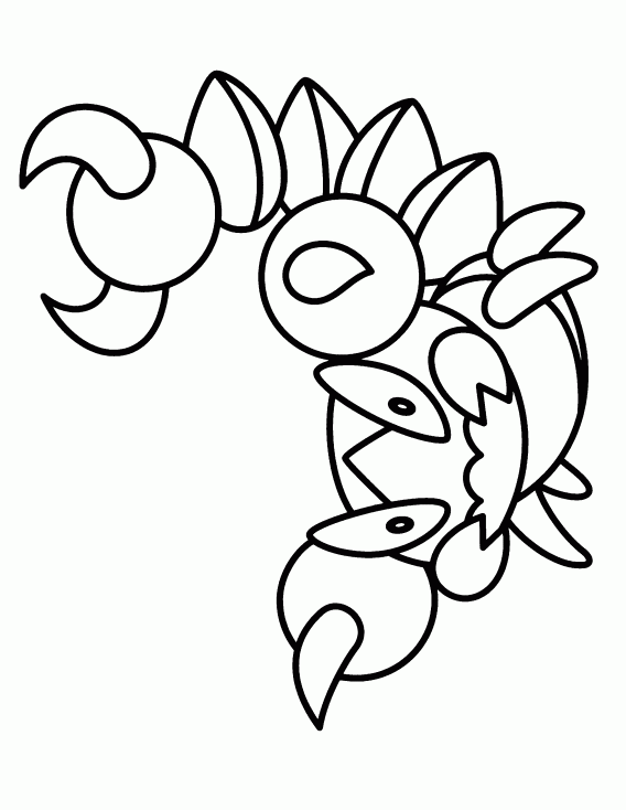 Coloriage Rapion Pokemon