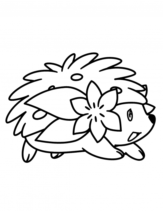 Coloriage Shaymin Pokemon