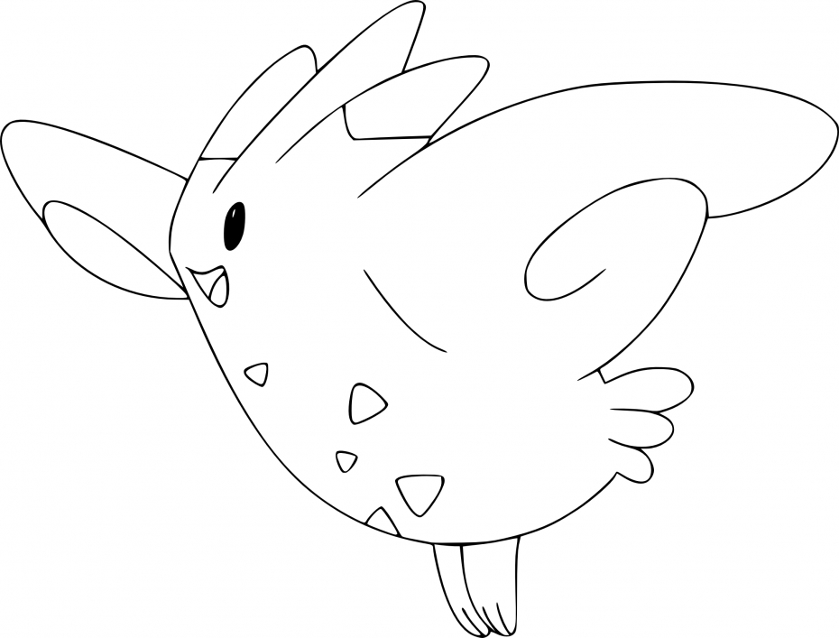 Coloriage Togekiss Pokemon