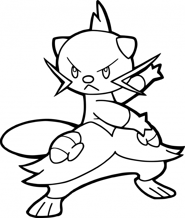 Coloriage Mateloutre Pokemon