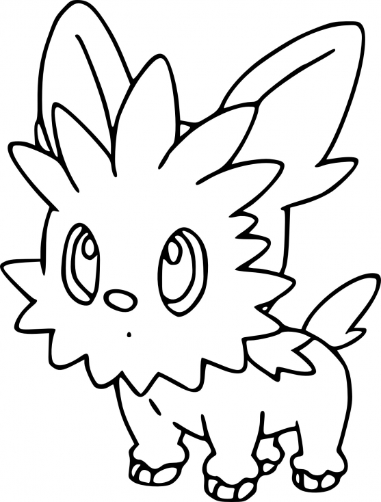 Coloriage Ponchiot Pokemon