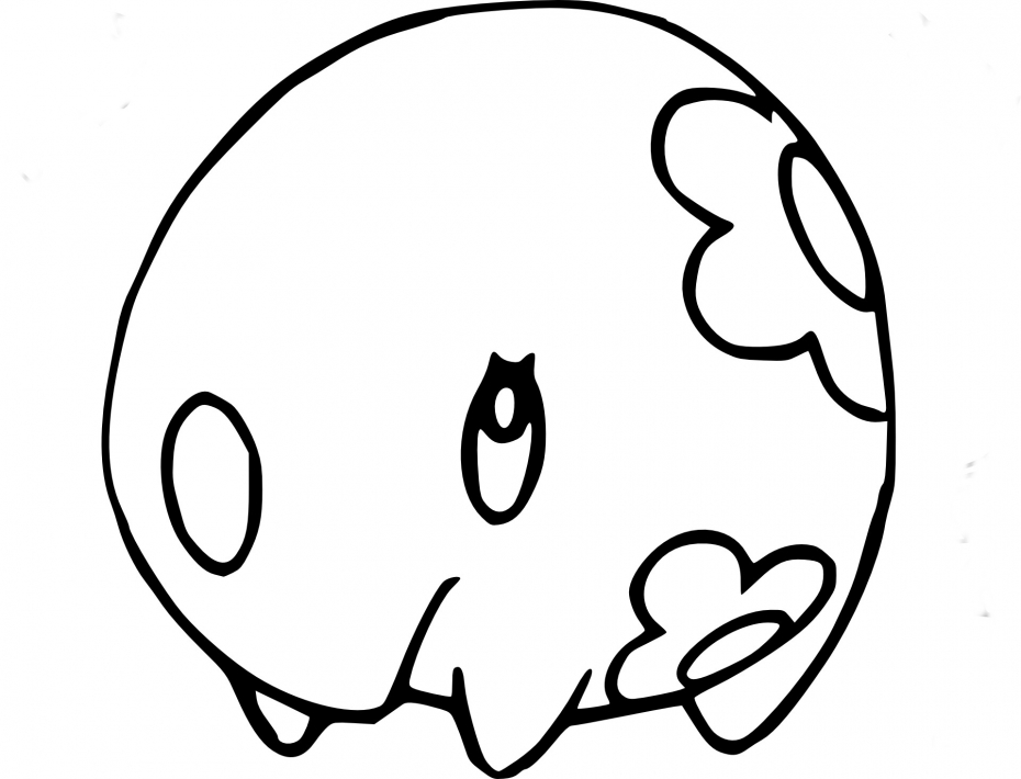 Coloriage Munna Pokemon