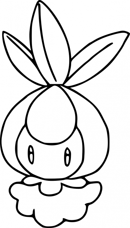 Coloriage Chlorobule Pokemon