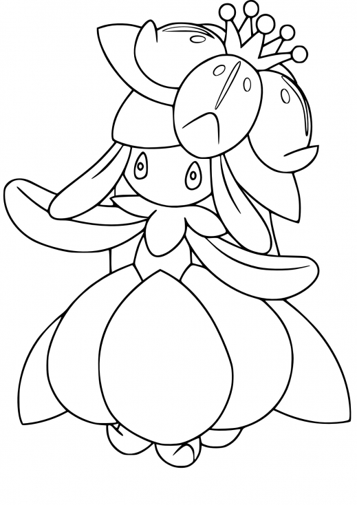 Coloriage Fragilady Pokemon