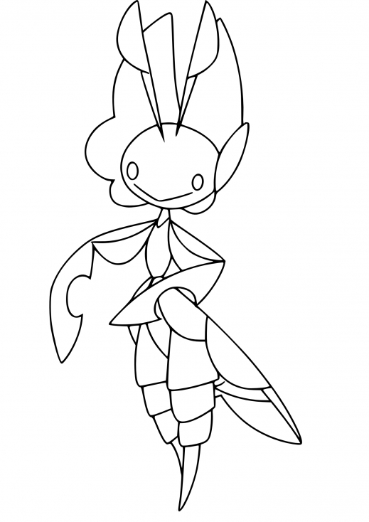 Coloriage Manternel Pokemon