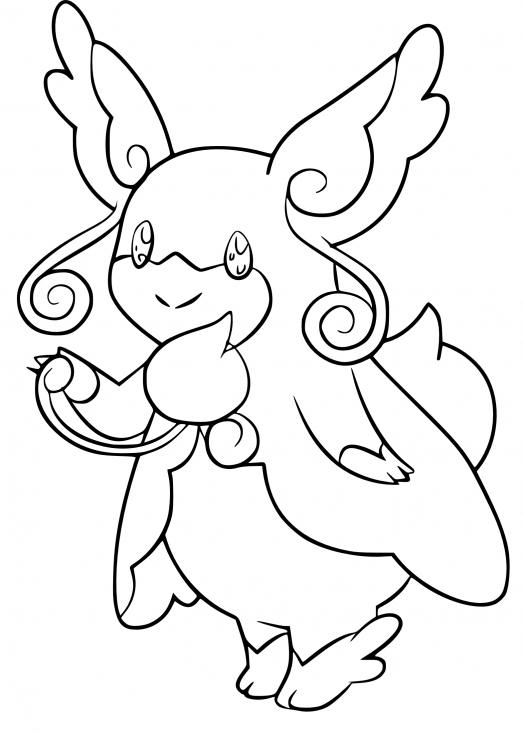 Coloriage Méga-Nanméouïe Pokemon