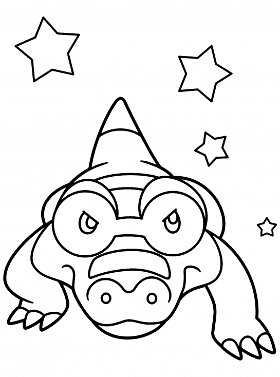 Coloriage Mascaïman Pokemon