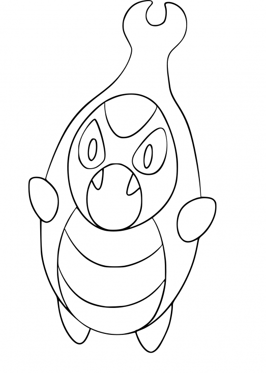 Coloriage Carabing Pokemon