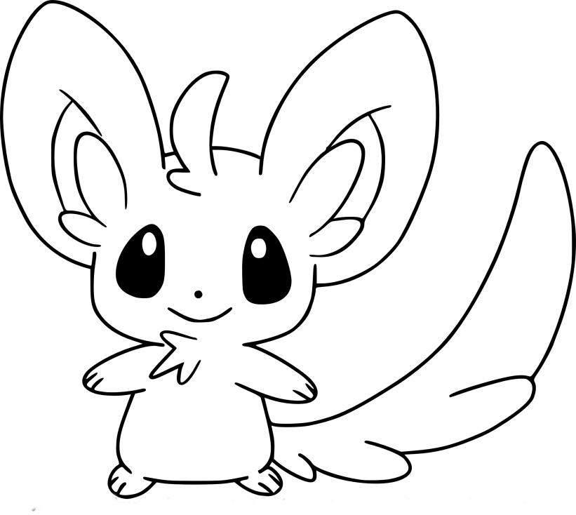 Coloriage Chinchidou Pokemon