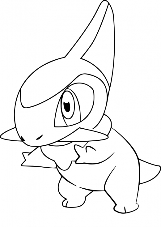 Coloriage Coupenotte Pokemon