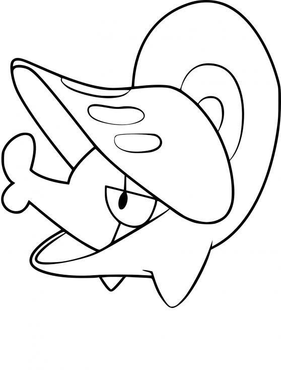 Coloriage Escargaume Pokemon