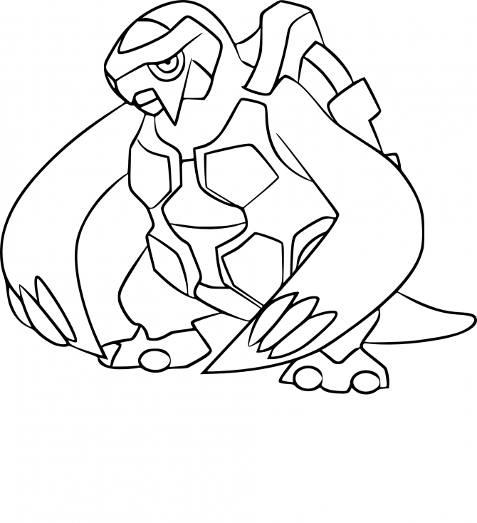 Coloriage Mégapagos Pokemon