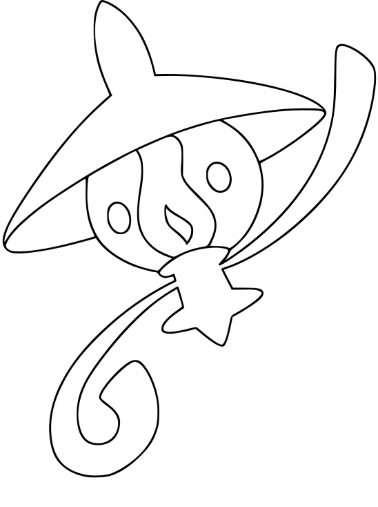 Coloriage Mélancolux Pokemon