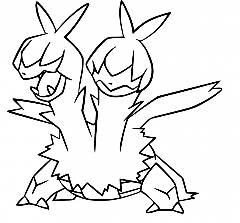 Coloriage Diamat Pokemon