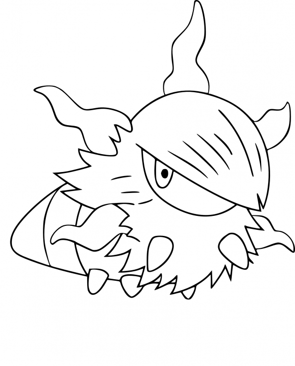 Coloriage Pyronille Pokemon