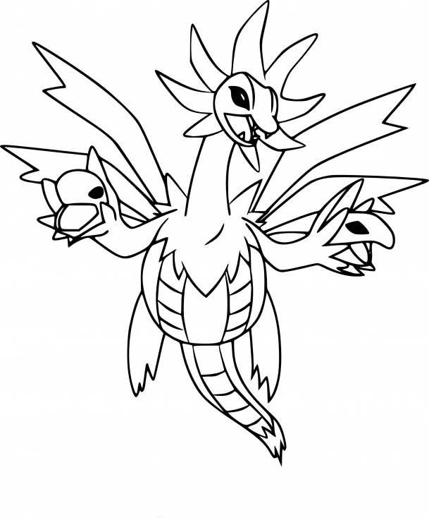 Coloriage Trioxhydre Pokemon