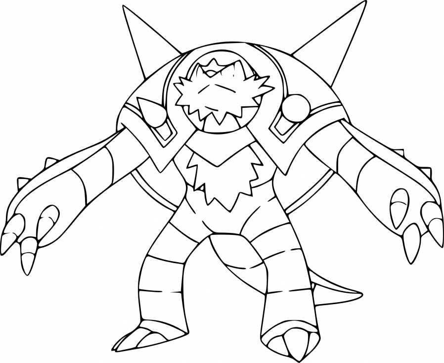 Coloriage Blindépique Pokemon