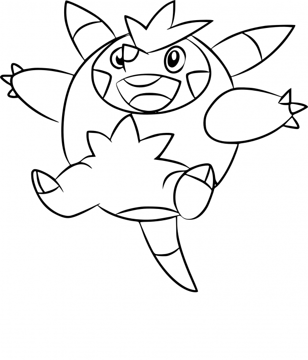 Coloriage Boguérisse Pokemon