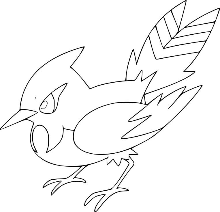 Coloriage Braisillon Pokemon