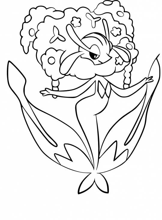 Coloriage Florges Pokemon