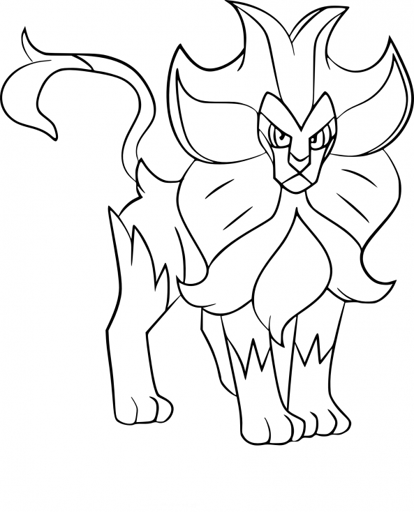 Coloriage Némélios Pokemon