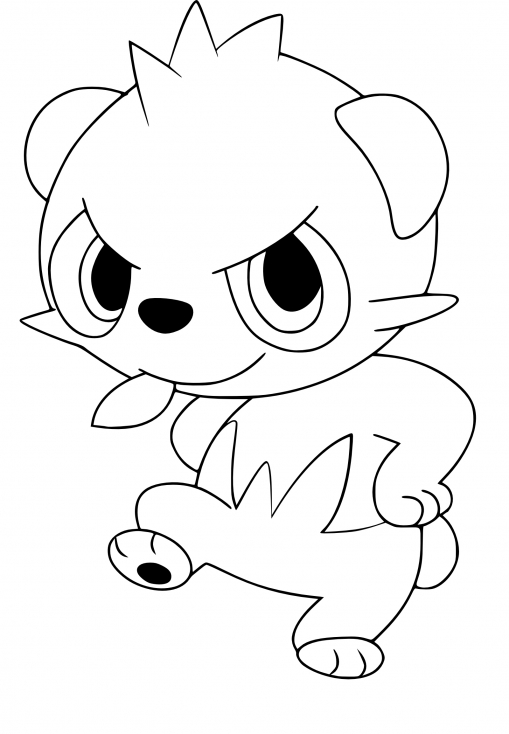 Coloriage Pandespiègle Pokemon