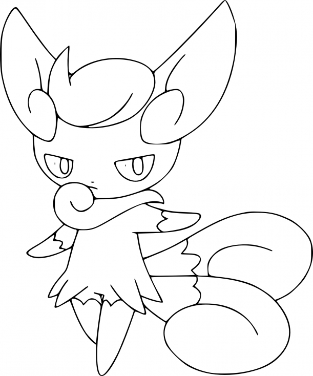 Coloriage Mistigrix Pokemon