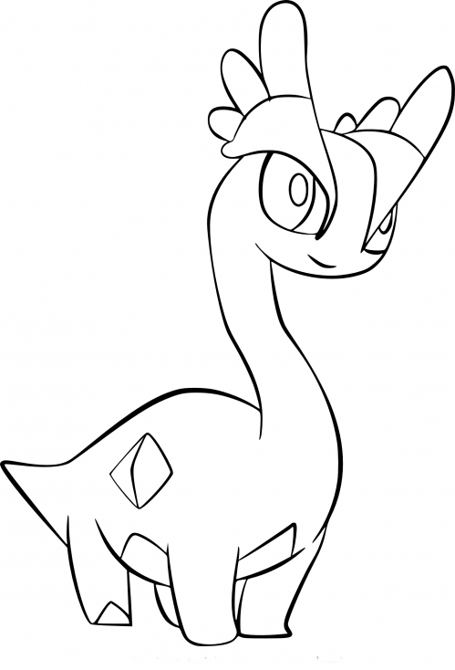 Coloriage Amagara Pokemon