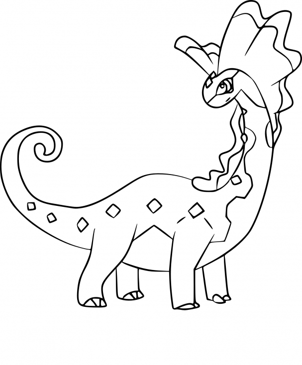 Coloriage Dragmara Pokemon