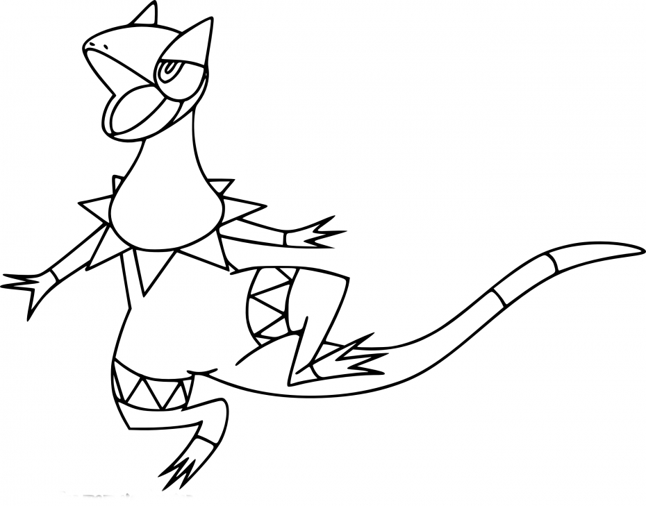 Coloriage Iguolta Pokemon