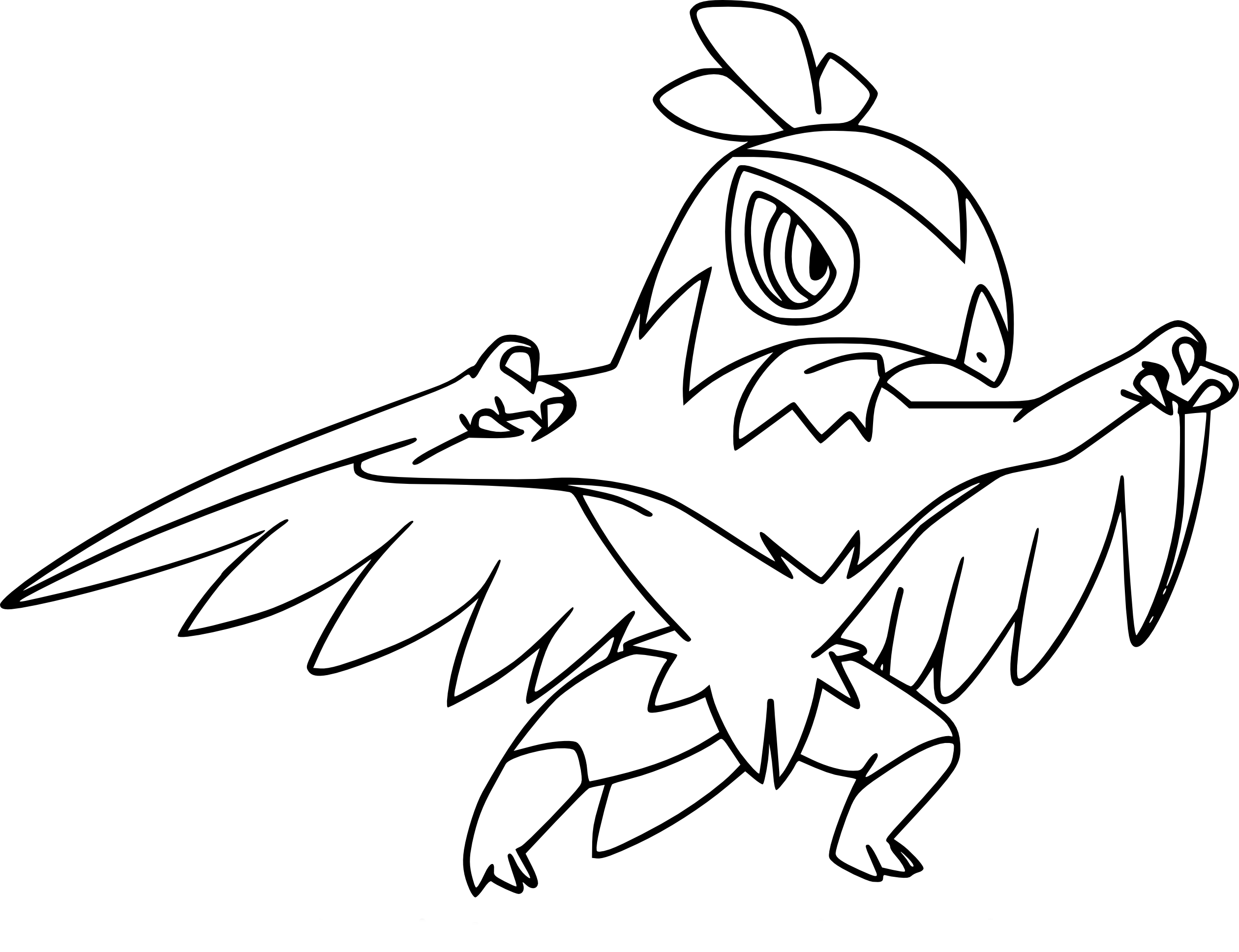 Coloriage Brutalibré Pokemon à Imprimer