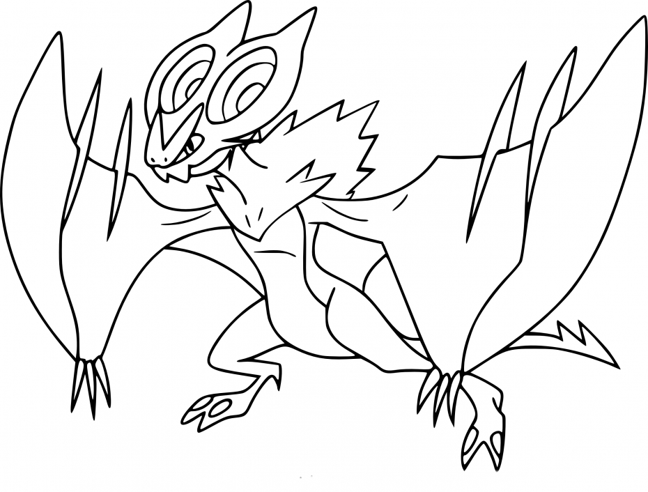 Coloriage Bruyverne Pokemon