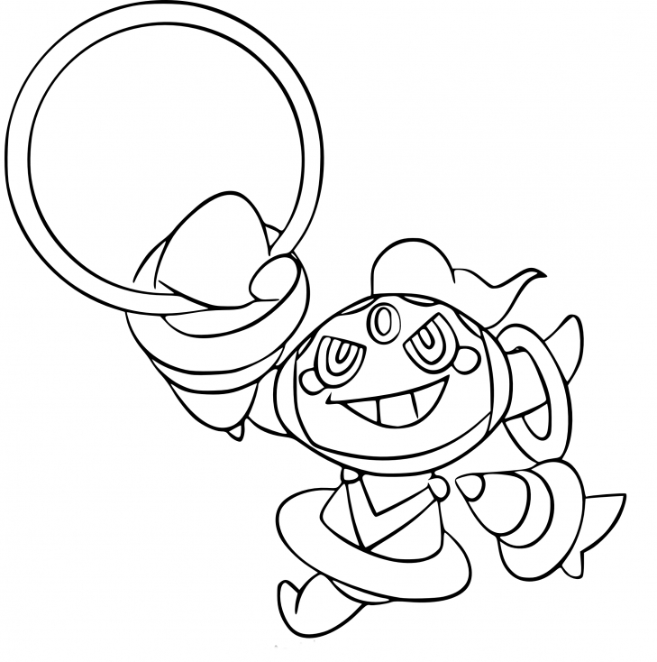 Coloriage Hoopa Pokemon