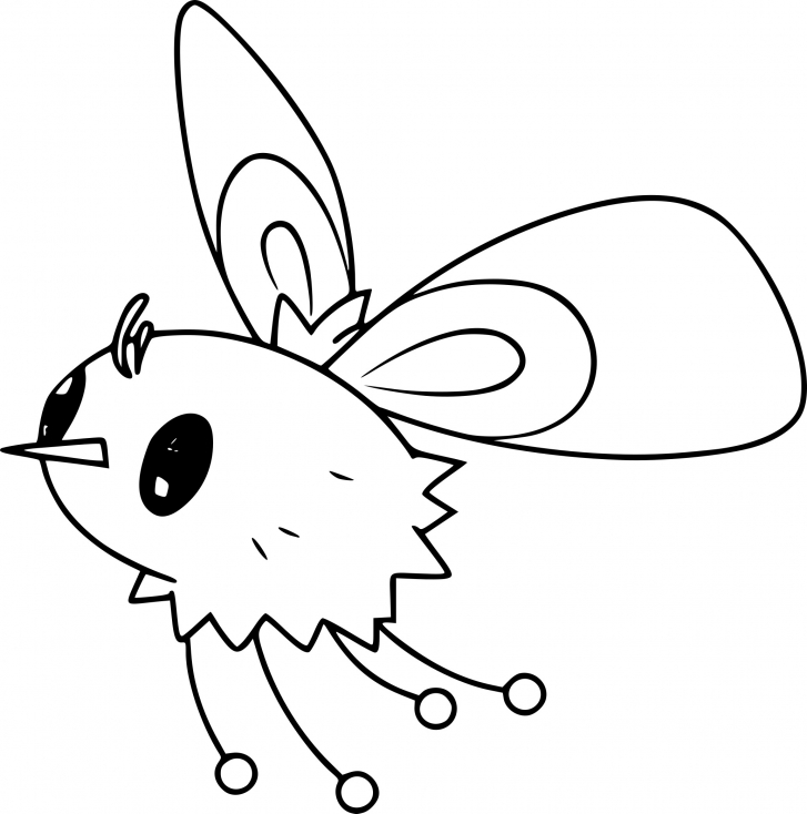 Coloriage Bombydou Pokemon