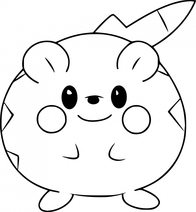 Coloriage Togedemaru Pokemon