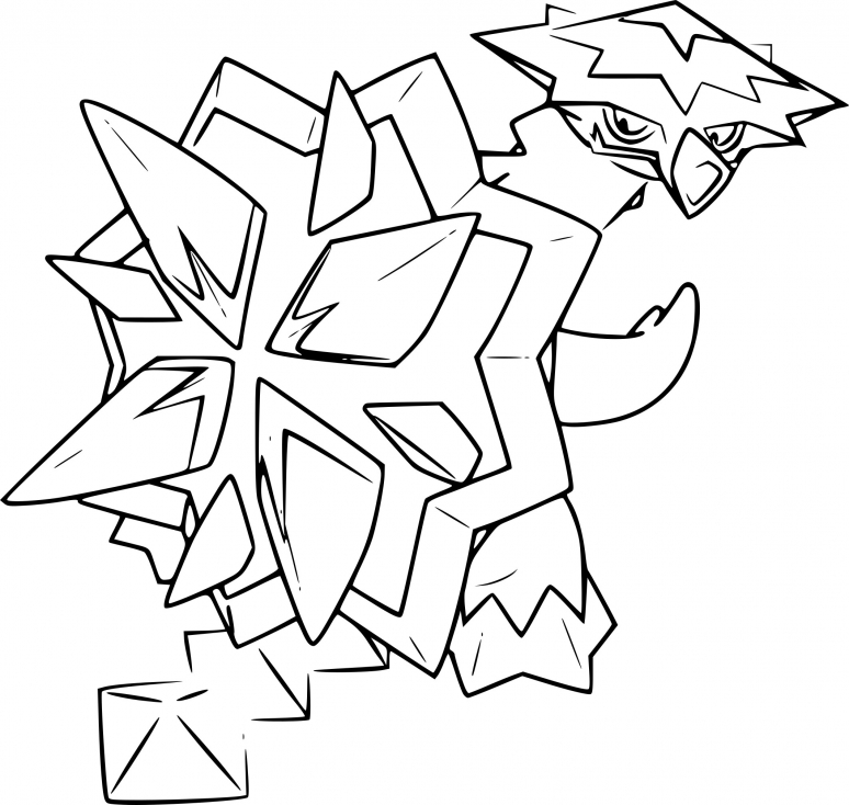 Coloriage Boumata Pokemon