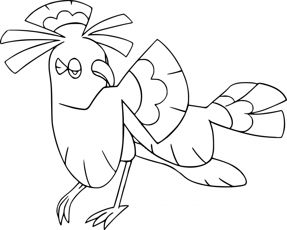 Coloriage Plumeline Pokemon