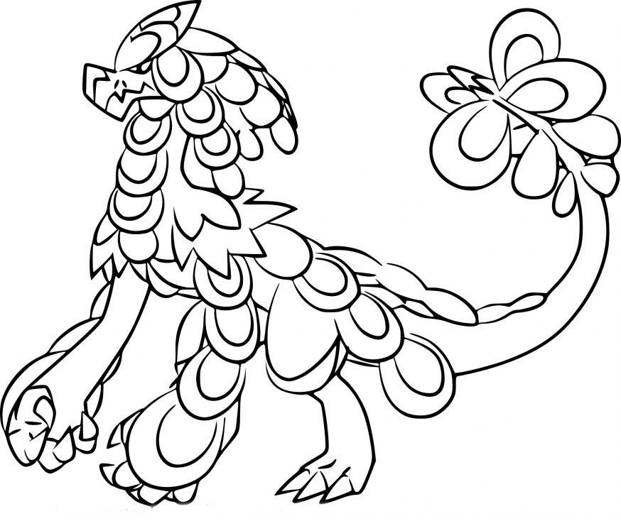 Coloriage Ékaïser Pokemon