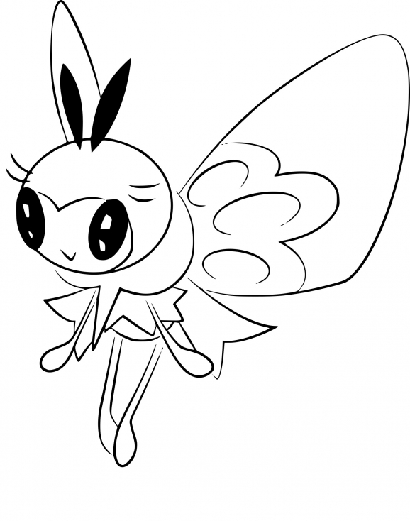 Coloriage Rubombelle Pokemon