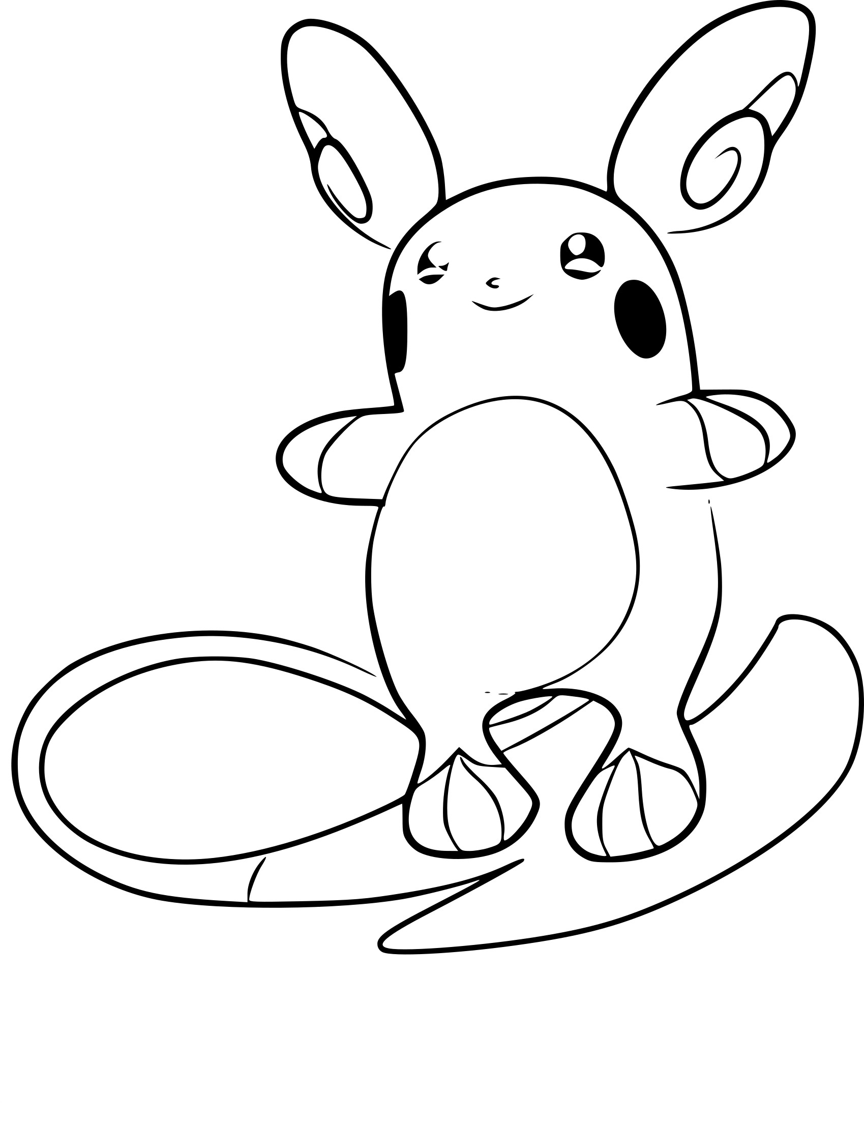 Alolan Raichu Coloring Page Luxury Pokemon Coloring Pages Free | Images ...