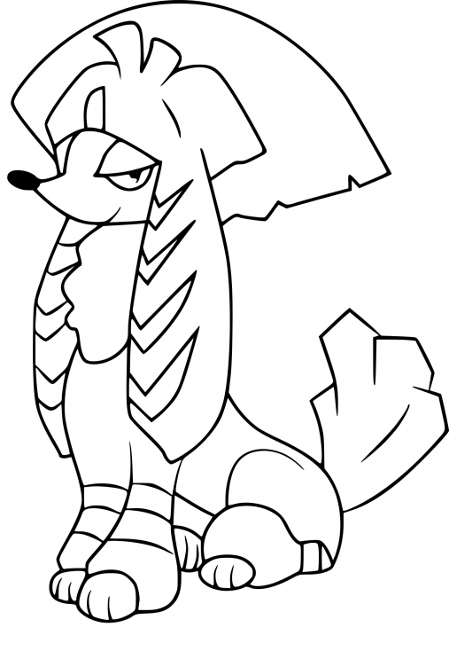 Coloriage Couafarel Kabuki Pokemon